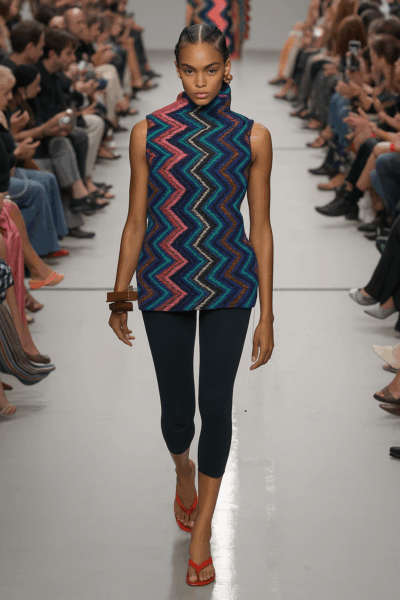 Missoni mintás kötött anyag - Image 2