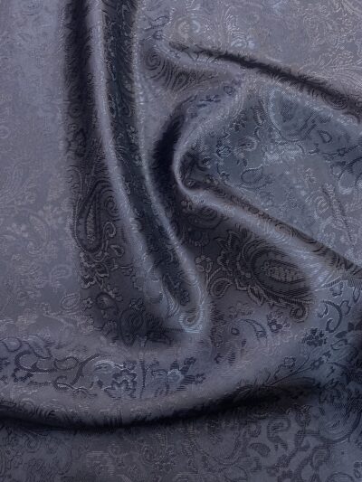 Paisley mintás bélés- középkék