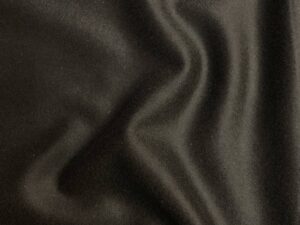 Fekete gyapjú-kasmír kabátszövet