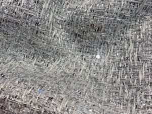 Ezüst Chanel szövet