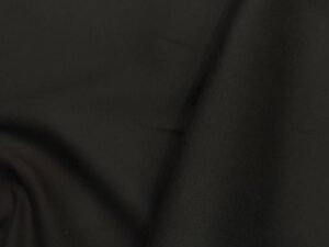 Vastag elasztikus pamutvászon - fekete