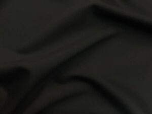 Prémium fekete vékony gyapjú szövet -super 130