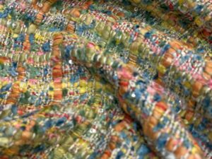 Világoszöld tónusú Chanel szövet