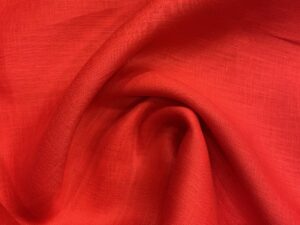 Piros lenvászon – vékony, strukturált tartású