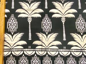 Pálmafás ornamentikás mintás olasz viszkóz flokon