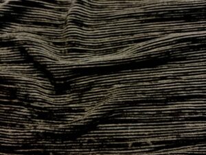 Fekete gyűrt, bordázott hatású elasztikus anyag