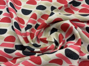 Olasz geometrikus viszkóz arany effektussal