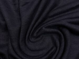 Mélykék prémium elasztikus len jersey