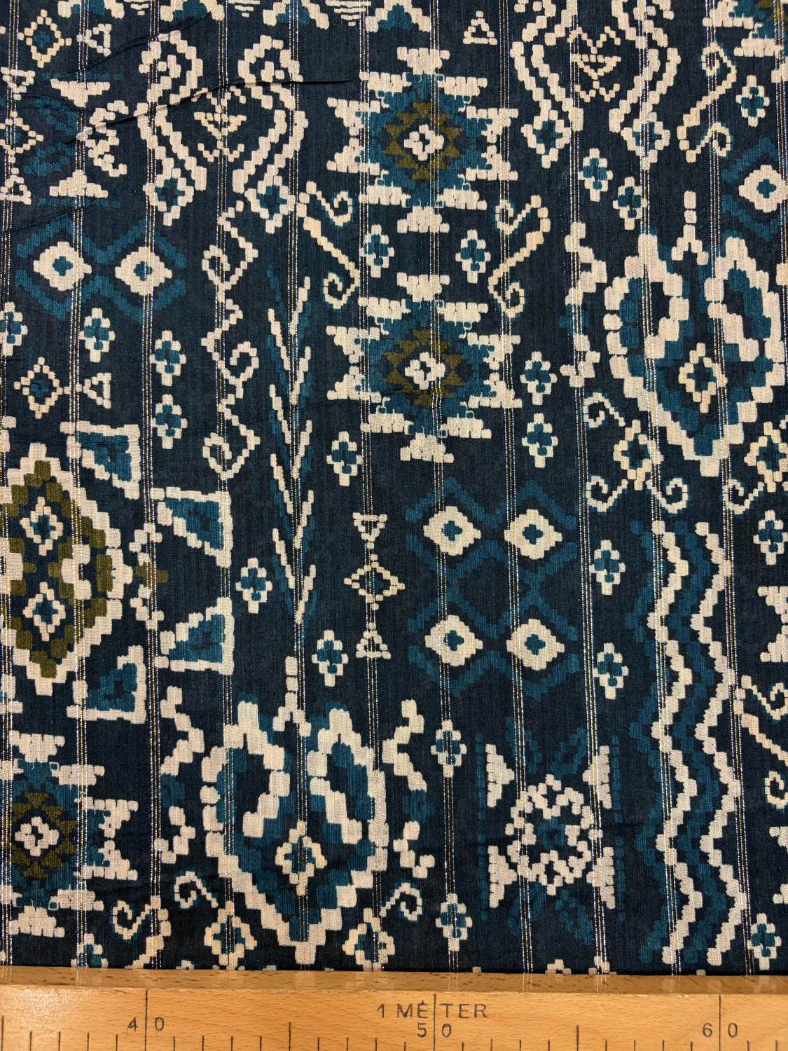 Olasz viszkóz flokon – türkiz ornamentika